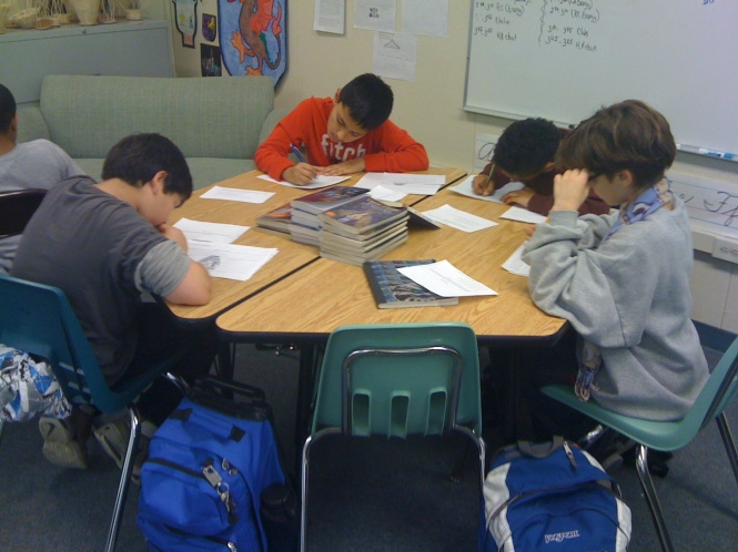 Students construct knowledge using great fiction