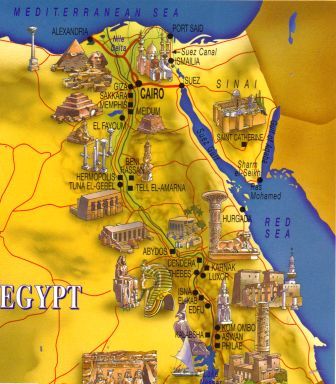 Ancient Egyptian Map 11